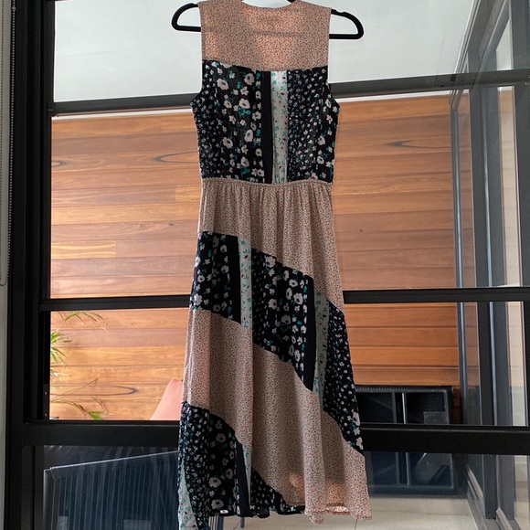 Patterned midi dress - Picture 3 of 4